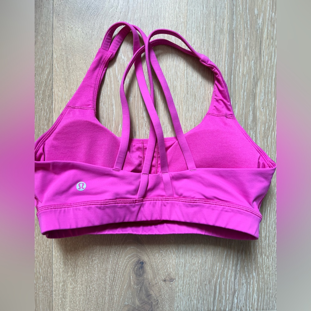 Sonic pink lululemon energy bra